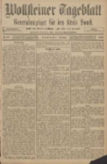 Wollsteiner Tageblatt: Generalanzeiger für den Kreis Bomst: mit der Gratis-Beilage: "Blätter und Blüten" 1908.02.01 Nr27