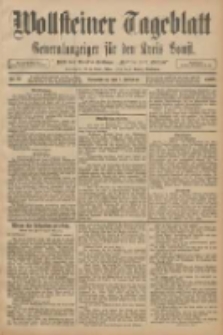 Wollsteiner Tageblatt: Generalanzeiger f&uuml;r den Kreis Bomst: mit der Gratis-Beilage: "Bl&auml;tter und Bl&uuml;ten" 1908.02.06 Nr31