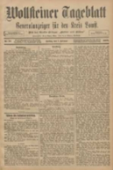 Wollsteiner Tageblatt: Generalanzeiger f&uuml;r den Kreis Bomst: mit der Gratis-Beilage: "Bl&auml;tter und Bl&uuml;ten" 1908.02.07 Nr32