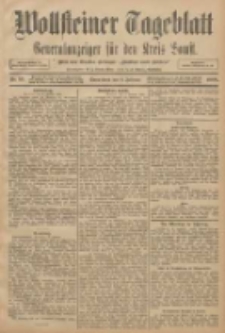 Wollsteiner Tageblatt: Generalanzeiger für den Kreis Bomst: mit der Gratis-Beilage: "Blätter und Blüten" 1908.02.08 Nr33