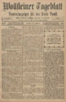 Wollsteiner Tageblatt: Generalanzeiger f&uuml;r den Kreis Bomst: mit der Gratis-Beilage: "Bl&auml;tter und Bl&uuml;ten" 1908.02.09 Nr34