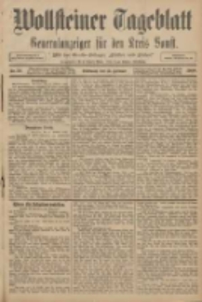 Wollsteiner Tageblatt: Generalanzeiger für den Kreis Bomst: mit der Gratis-Beilage: "Blätter und Blüten" 1908.02.12 Nr36