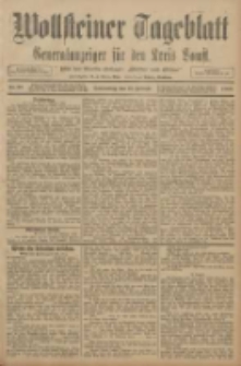 Wollsteiner Tageblatt: Generalanzeiger für den Kreis Bomst: mit der Gratis-Beilage: "Blätter und Blüten" 1908.02.13 Nr37