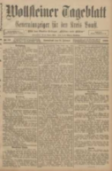 Wollsteiner Tageblatt: Generalanzeiger für den Kreis Bomst: mit der Gratis-Beilage: "Blätter und Blüten" 1908.02.15 Nr39