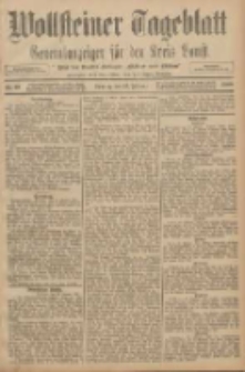 Wollsteiner Tageblatt: Generalanzeiger f&uuml;r den Kreis Bomst: mit der Gratis-Beilage: "Bl&auml;tter und Bl&uuml;ten" 1908.02.23 Nr46