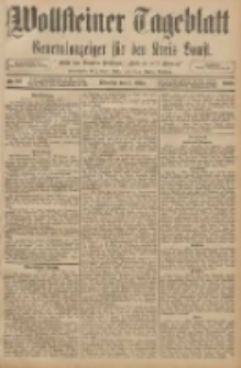Wollsteiner Tageblatt: Generalanzeiger f&uuml;r den Kreis Bomst: mit der Gratis-Beilage: "Bl&auml;tter und Bl&uuml;ten" 1908.03.03 Nr53