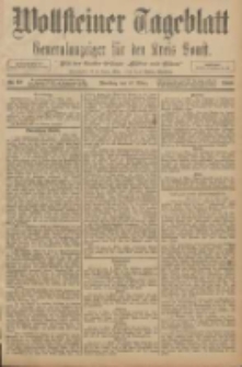 Wollsteiner Tageblatt: Generalanzeiger f&uuml;r den Kreis Bomst: mit der Gratis-Beilage: "Bl&auml;tter und Bl&uuml;ten" 1908.03.10 Nr59