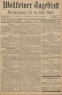 Wollsteiner Tageblatt: Generalanzeiger f&uuml;r den Kreis Bomst: mit der Gratis-Beilage: "Bl&auml;tter und Bl&uuml;ten" 1908.03.17 Nr65