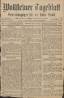 Wollsteiner Tageblatt: Generalanzeiger für den Kreis Bomst: mit der Gratis-Beilage: "Blätter und Blüten" 1908.03.26 Nr73