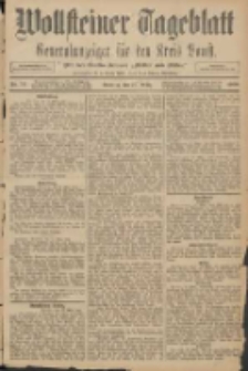 Wollsteiner Tageblatt: Generalanzeiger f&uuml;r den Kreis Bomst: mit der Gratis-Beilage: "Bl&auml;tter und Bl&uuml;ten" 1908.03.29 Nr76