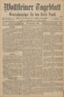 Wollsteiner Tageblatt: Generalanzeiger f&uuml;r den Kreis Bomst: mit der Gratis-Beilage: "Bl&auml;tter und Bl&uuml;ten" 1908.04.01 Nr78