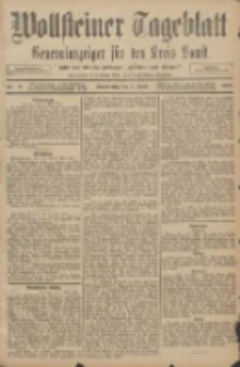 Wollsteiner Tageblatt: Generalanzeiger f&uuml;r den Kreis Bomst: mit der Gratis-Beilage: "Bl&auml;tter und Bl&uuml;ten" 1908.04.02 Nr79