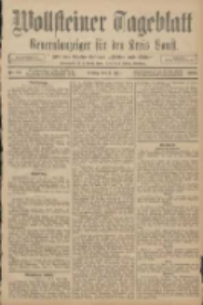 Wollsteiner Tageblatt: Generalanzeiger f&uuml;r den Kreis Bomst: mit der Gratis-Beilage: "Bl&auml;tter und Bl&uuml;ten" 1908.04.03 Nr80