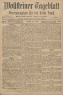Wollsteiner Tageblatt: Generalanzeiger für den Kreis Bomst: mit der Gratis-Beilage: "Blätter und Blüten" 1908.04.07 Nr83