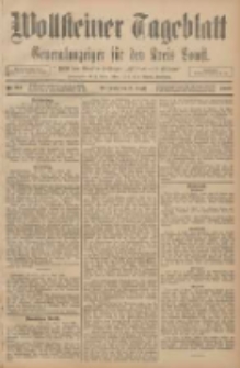 Wollsteiner Tageblatt: Generalanzeiger f&uuml;r den Kreis Bomst: mit der Gratis-Beilage: "Bl&auml;tter und Bl&uuml;ten" 1908.04.08 Nr84