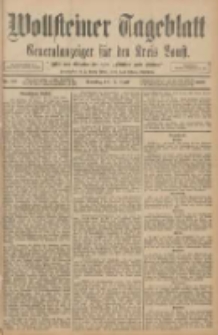 Wollsteiner Tageblatt: Generalanzeiger f&uuml;r den Kreis Bomst: mit der Gratis-Beilage: "Bl&auml;tter und Bl&uuml;ten" 1908.04.12 Nr88