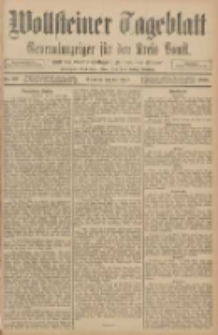 Wollsteiner Tageblatt: Generalanzeiger für den Kreis Bomst: mit der Gratis-Beilage: "Blätter und Blüten" 1908.04.14 Nr89