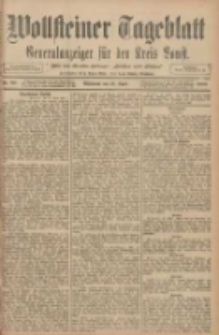 Wollsteiner Tageblatt: Generalanzeiger für den Kreis Bomst: mit der Gratis-Beilage: "Blätter und Blüten" 1908.04.15 Nr90