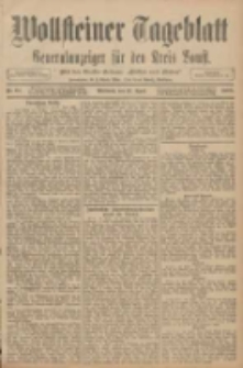 Wollsteiner Tageblatt: Generalanzeiger f&uuml;r den Kreis Bomst: mit der Gratis-Beilage: "Bl&auml;tter und Bl&uuml;ten" 1908.04.22 Nr94