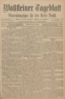 Wollsteiner Tageblatt: Generalanzeiger für den Kreis Bomst: mit der Gratis-Beilage: "Blätter und Blüten" 1908.04.22 Nr94