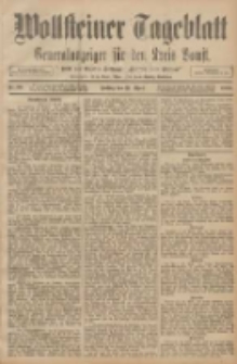 Wollsteiner Tageblatt: Generalanzeiger für den Kreis Bomst: mit der Gratis-Beilage: "Blätter und Blüten" 1908.04.24 Nr96
