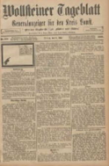 Wollsteiner Tageblatt: Generalanzeiger f&uuml;r den Kreis Bomst: mit der Gratis-Beilage: "Bl&auml;tter und Bl&uuml;ten" 1908.05.08 Nr108