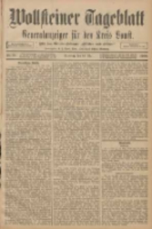 Wollsteiner Tageblatt: Generalanzeiger f&uuml;r den Kreis Bomst: mit der Gratis-Beilage: "Bl&auml;tter und Bl&uuml;ten" 1908.05.12 Nr111