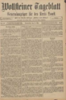 Wollsteiner Tageblatt: Generalanzeiger f&uuml;r den Kreis Bomst: mit der Gratis-Beilage: "Bl&auml;tter und Bl&uuml;ten" 1908.05.14 Nr113