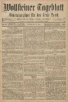 Wollsteiner Tageblatt: Generalanzeiger f&uuml;r den Kreis Bomst: mit der Gratis-Beilage: "Bl&auml;tter und Bl&uuml;ten" 1908.05.19 Nr117