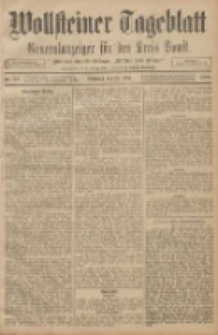 Wollsteiner Tageblatt: Generalanzeiger f&uuml;r den Kreis Bomst: mit der Gratis-Beilage: "Bl&auml;tter und Bl&uuml;ten" 1908.05.20 Nr118
