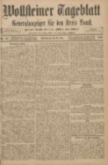 Wollsteiner Tageblatt: Generalanzeiger f&uuml;r den Kreis Bomst: mit der Gratis-Beilage: "Bl&auml;tter und Bl&uuml;ten" 1908.05.21 Nr119