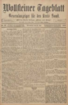 Wollsteiner Tageblatt: Generalanzeiger f&uuml;r den Kreis Bomst: mit der Gratis-Beilage: "Bl&auml;tter und Bl&uuml;ten" 1908.05.23 Nr121