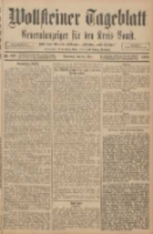 Wollsteiner Tageblatt: Generalanzeiger f&uuml;r den Kreis Bomst: mit der Gratis-Beilage: "Bl&auml;tter und Bl&uuml;ten" 1908.05.24 Nr122