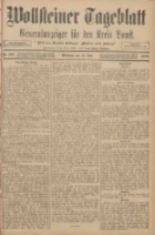 Wollsteiner Tageblatt: Generalanzeiger f&uuml;r den Kreis Bomst: mit der Gratis-Beilage: "Bl&auml;tter und Bl&uuml;ten" 1908.05.27 Nr124
