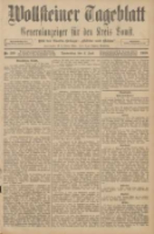 Wollsteiner Tageblatt: Generalanzeiger f&uuml;r den Kreis Bomst: mit der Gratis-Beilage: "Bl&auml;tter und Bl&uuml;ten" 1908.06.04 Nr130