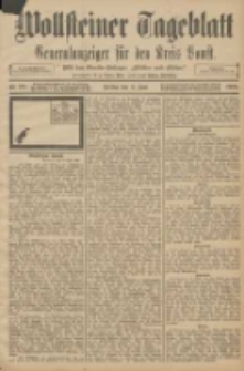 Wollsteiner Tageblatt: Generalanzeiger für den Kreis Bomst: mit der Gratis-Beilage: "Blätter und Blüten" 1908.06.05 Nr131