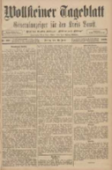 Wollsteiner Tageblatt: Generalanzeiger f&uuml;r den Kreis Bomst: mit der Gratis-Beilage: "Bl&auml;tter und Bl&uuml;ten" 1908.06.12 Nr136