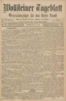 Wollsteiner Tageblatt: Generalanzeiger f&uuml;r den Kreis Bomst: mit der Gratis-Beilage: "Bl&auml;tter und Bl&uuml;ten" 1908.06.14 Nr138