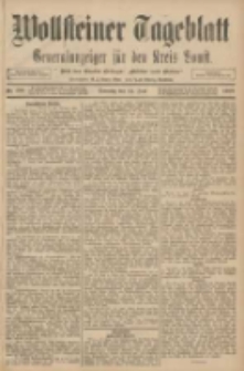 Wollsteiner Tageblatt: Generalanzeiger für den Kreis Bomst: mit der Gratis-Beilage: "Blätter und Blüten" 1908.06.14 Nr138
