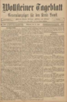 Wollsteiner Tageblatt: Generalanzeiger f&uuml;r den Kreis Bomst: mit der Gratis-Beilage: "Bl&auml;tter und Bl&uuml;ten" 1908.06.17 Nr140