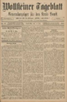 Wollsteiner Tageblatt: Generalanzeiger f&uuml;r den Kreis Bomst: mit der Gratis-Beilage: "Bl&auml;tter und Bl&uuml;ten" 1908.06.18 Nr141