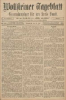 Wollsteiner Tageblatt: Generalanzeiger f&uuml;r den Kreis Bomst: mit der Gratis-Beilage: "Bl&auml;tter und Bl&uuml;ten" 1908.06.20 Nr143