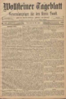Wollsteiner Tageblatt: Generalanzeiger für den Kreis Bomst: mit der Gratis-Beilage: "Blätter und Blüten" 1908.06.24 Nr146