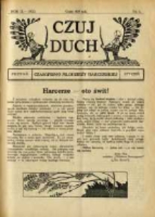 Czuj Duch: czasopismo młodzieży harcerskiej 1923.01 R.2 Nr1