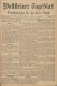Wollsteiner Tageblatt: Generalanzeiger f&uuml;r den Kreis Bomst: mit der Gratis-Beilage: "Bl&auml;tter und Bl&uuml;ten" 1908.06.28 Nr150