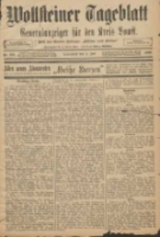 Wollsteiner Tageblatt: Generalanzeiger f&uuml;r den Kreis Bomst: mit der Gratis-Beilage: "Bl&auml;tter und Bl&uuml;ten" 1908.07.04 Nr155