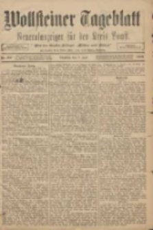 Wollsteiner Tageblatt: Generalanzeiger für den Kreis Bomst: mit der Gratis-Beilage: "Blätter und Blüten" 1908.07.07 Nr157