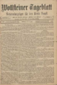 Wollsteiner Tageblatt: Generalanzeiger für den Kreis Bomst: mit der Gratis-Beilage: "Blätter und Blüten" 1908.07.08 Nr158