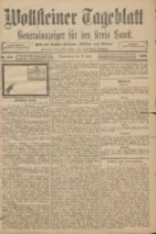 Wollsteiner Tageblatt: Generalanzeiger für den Kreis Bomst: mit der Gratis-Beilage: "Blätter und Blüten" 1908.07.09 Nr159