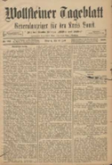 Wollsteiner Tageblatt: Generalanzeiger f&uuml;r den Kreis Bomst: mit der Gratis-Beilage: "Bl&auml;tter und Bl&uuml;ten" 1908.07.12 Nr162